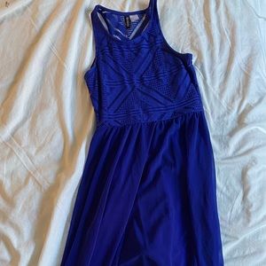 H&M Divided Maxi Dress royal blue